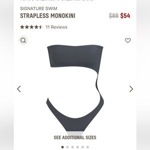 SKIMS STRAPLESS MONOKINI SWIMSUIT 🩱